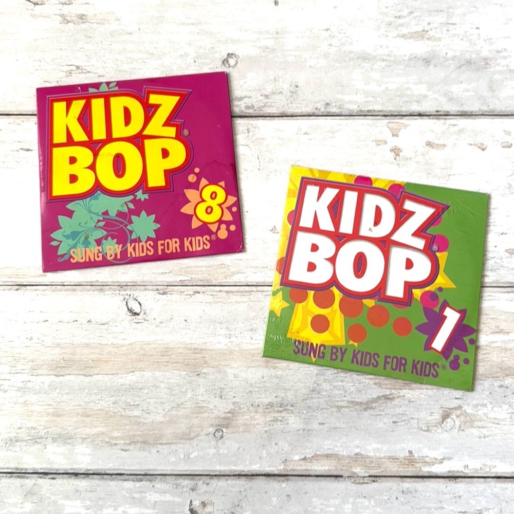 Kidz Bop Children’s Pop Music Kid Safe Clean Lyrics CDs Set of 2